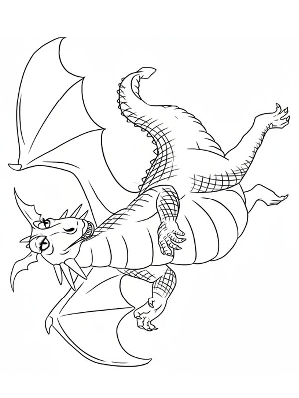 Drago (Shrek) disegno da colorare Drago (Shrek) disegno da colorare