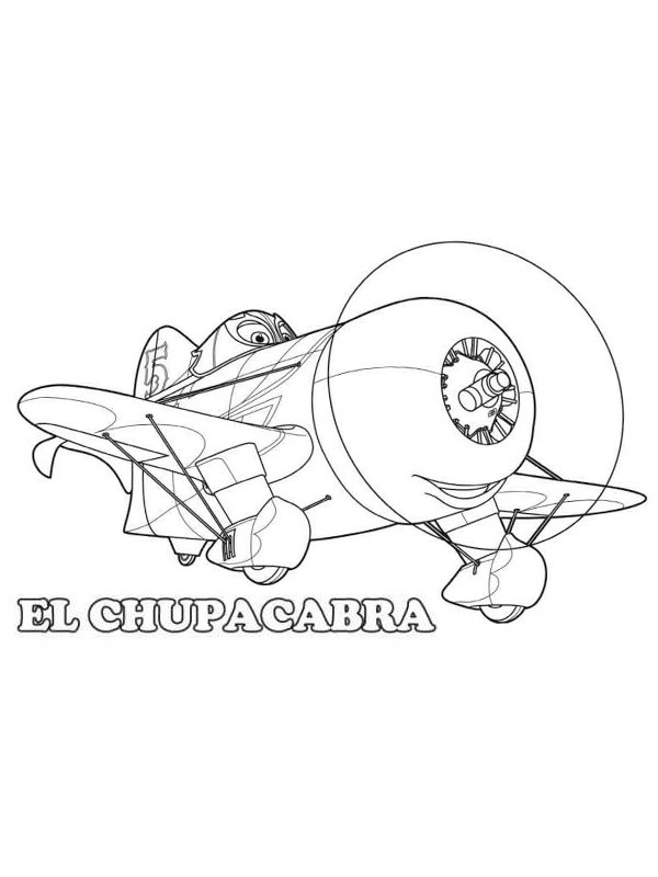 El Chupacabra disegno da colorare