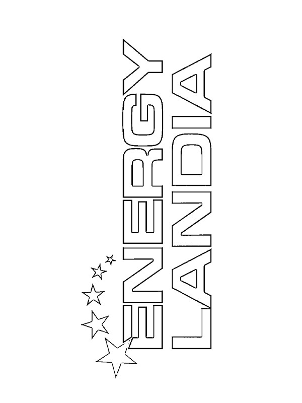 Eenergylandia logo disegno da colorare