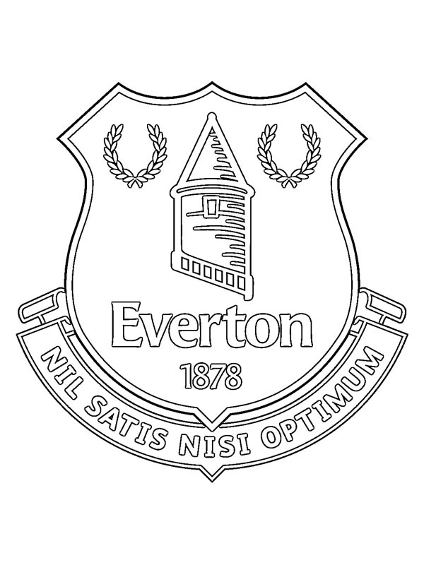 Everton FC disegno da colorare
