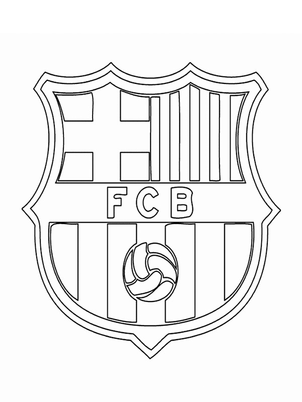 FC Barcelona disegno da colorare