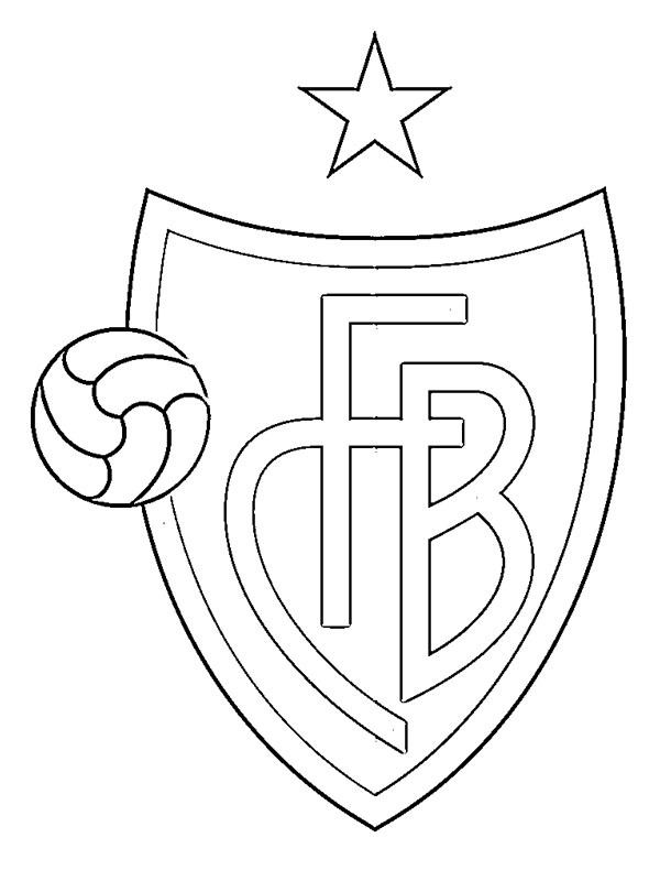 FC Basilea disegno da colorare