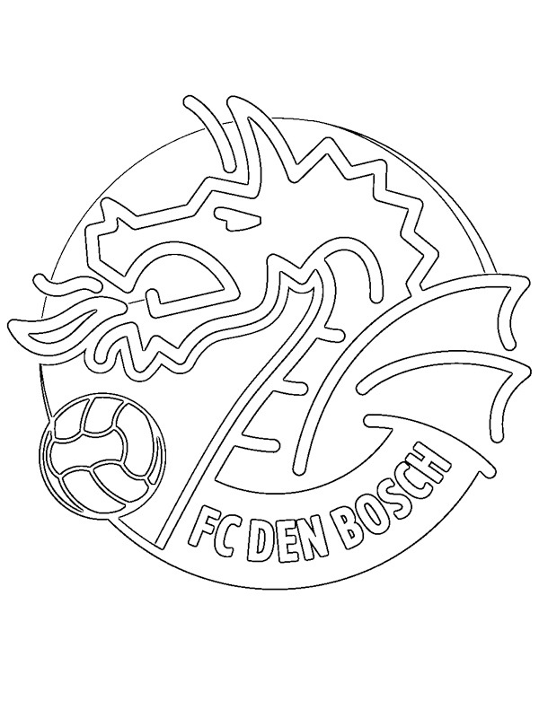 FC Den Bosch disegno da colorare