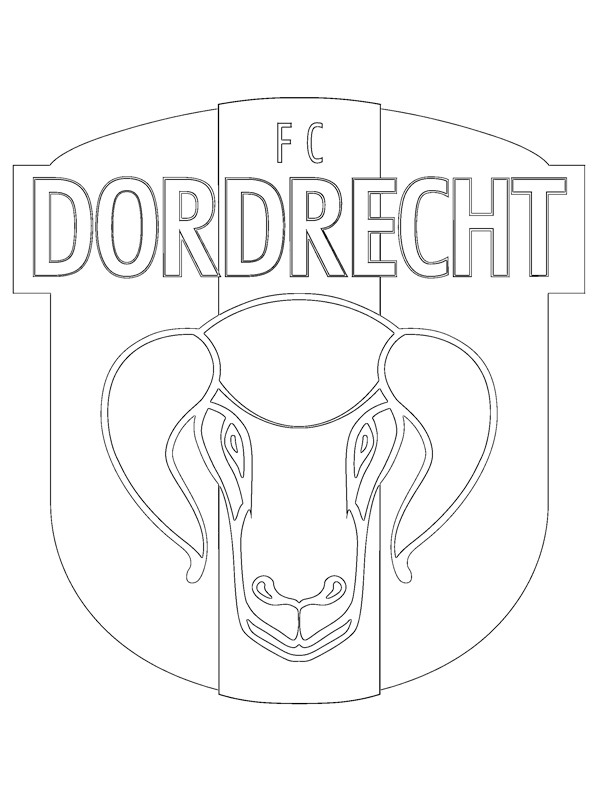 FC Dordrecht disegno da colorare
