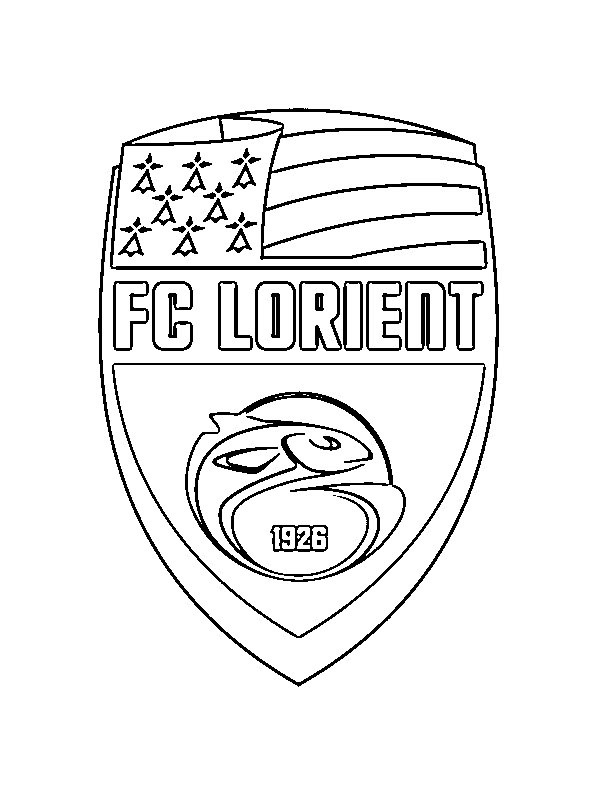 FC Lorient disegno da colorare