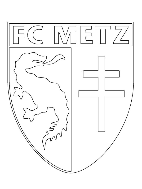 FC Metz disegno da colorare