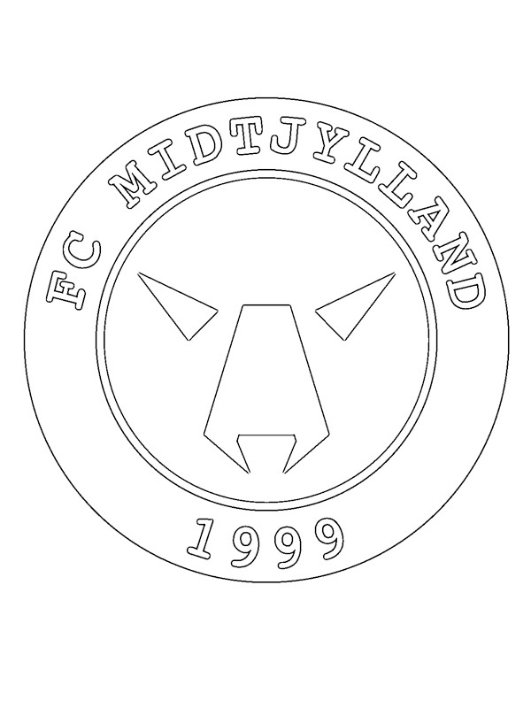 FC Midtjylland disegno da colorare