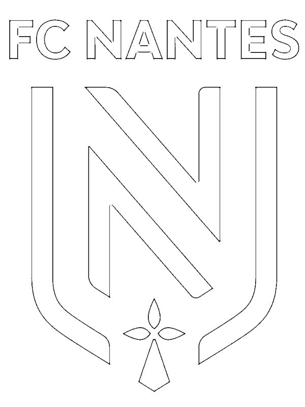 FC Nantes disegno da colorare