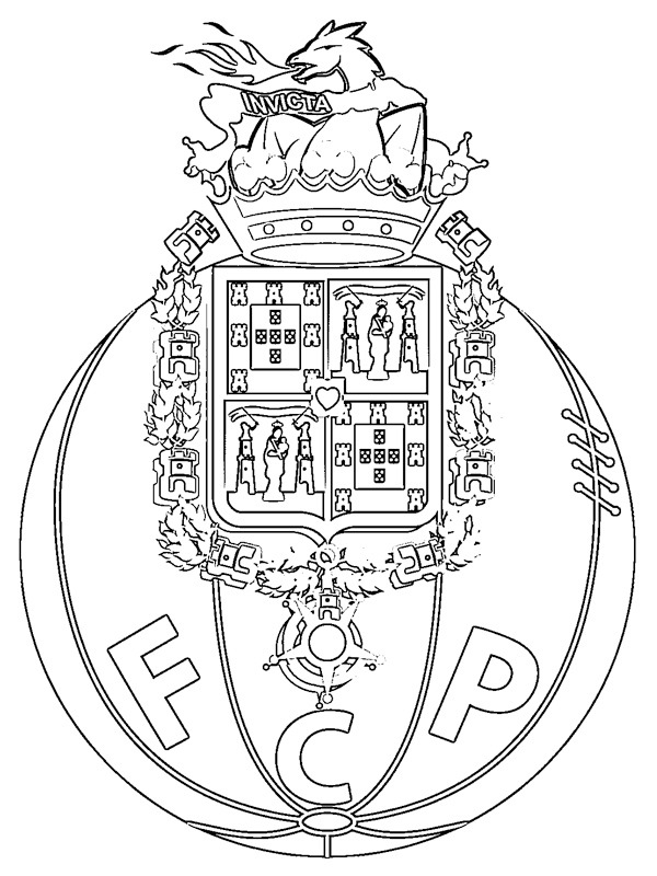 FC Porto disegno da colorare