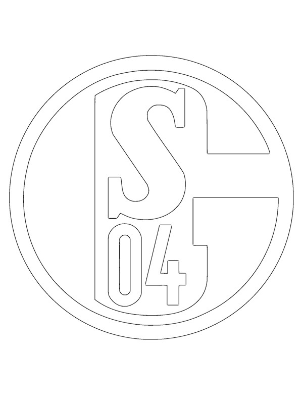 Schalke 04 disegno da colorare