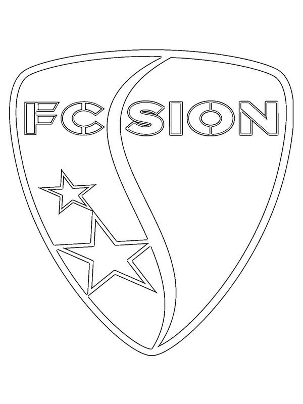 FC Sion disegno da colorare