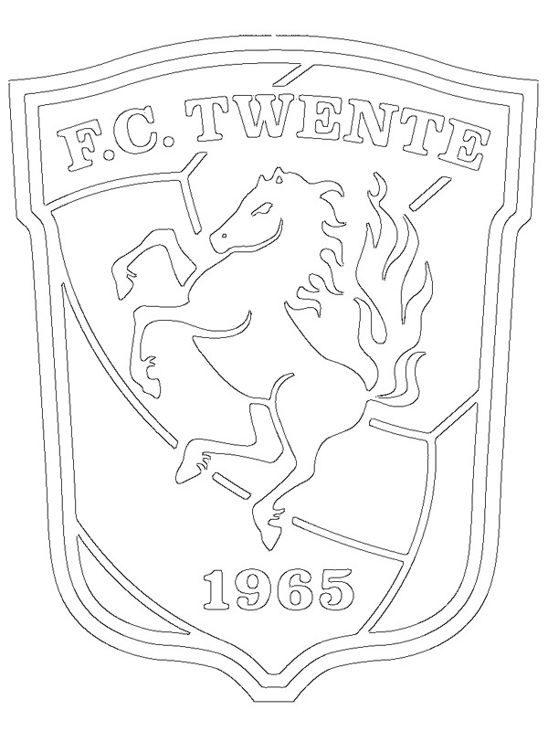 FC Twente disegno da colorare