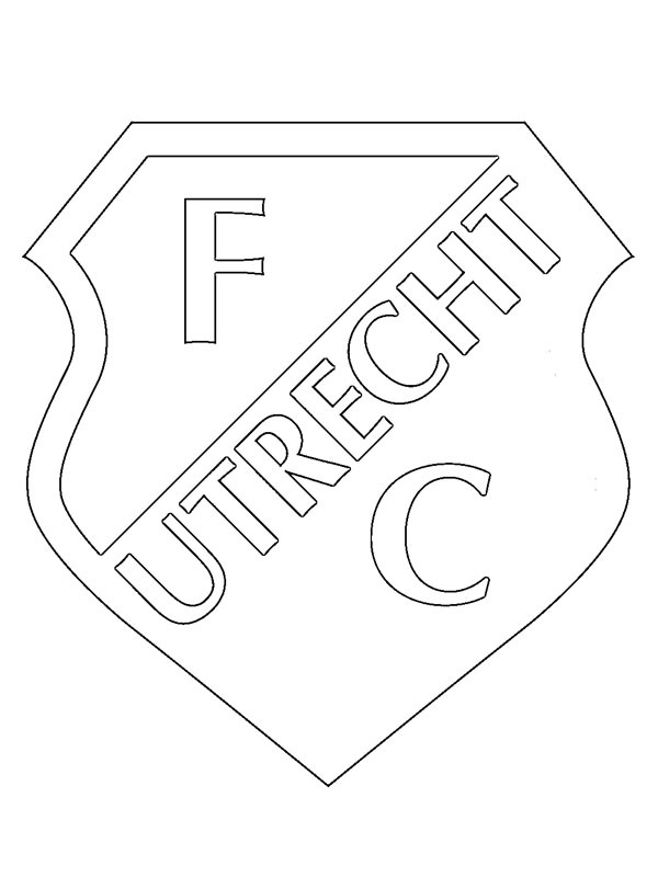 FC Utrecht disegno da colorare