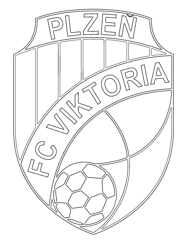 FC Viktoria Plzen disegno da colorare