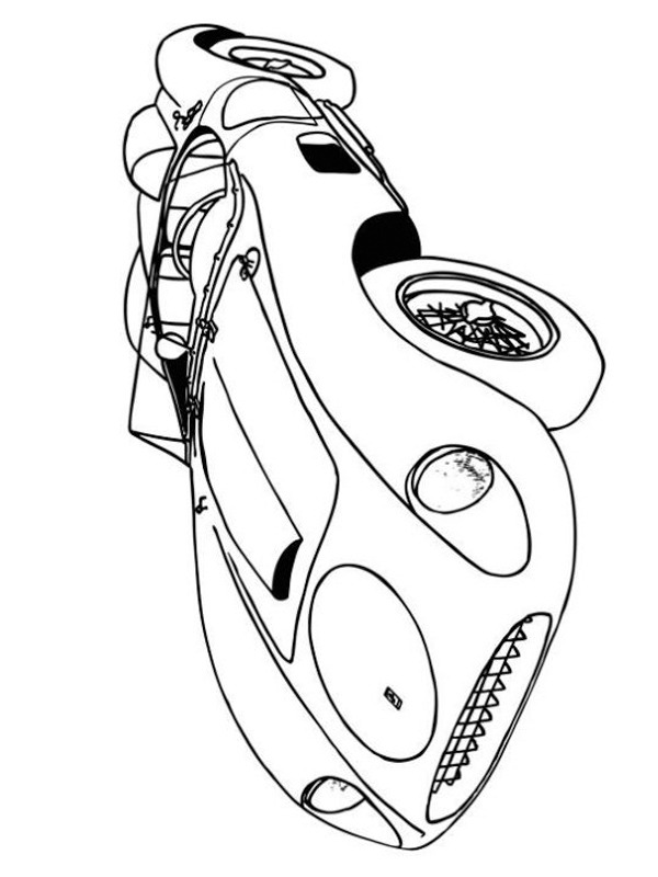 Ferrari 250 GT disegno da colorare Ferrari 250 GT disegno da colorare