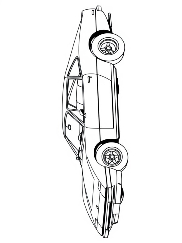 Ferrari 365 GTB/4 Daytona disegno da colorare Ferrari 365 GTB/4 Daytona disegno da colorare