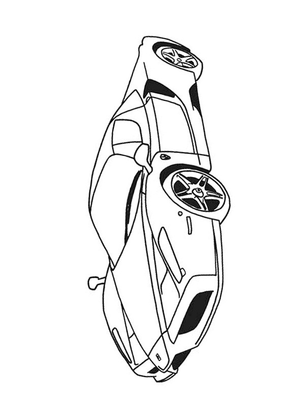 Ferrari Enzo disegno da colorare