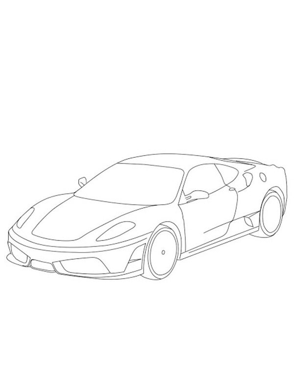 Ferrari F430 disegno da colorare
