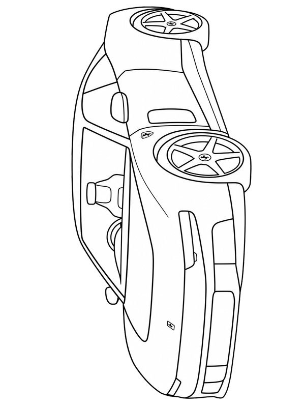Ferrari Luce disegno da colorare