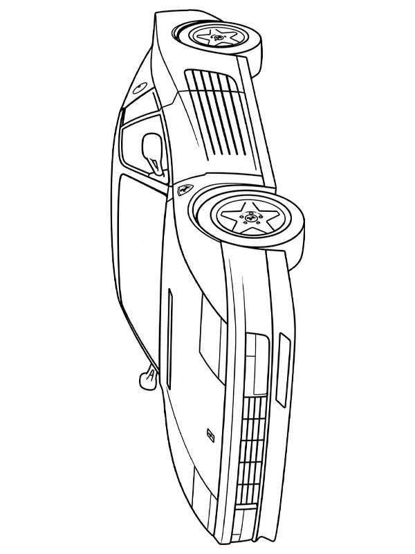 Ferrari Testarossa disegno da colorare Ferrari Testarossa disegno da colorare