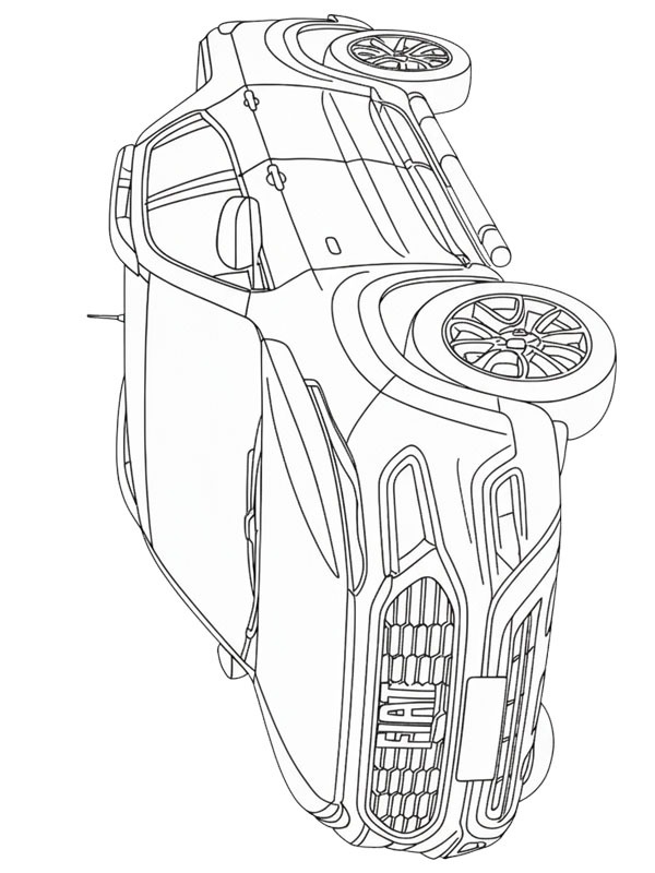 Fiat Toro disegno da colorare Fiat Toro disegno da colorare