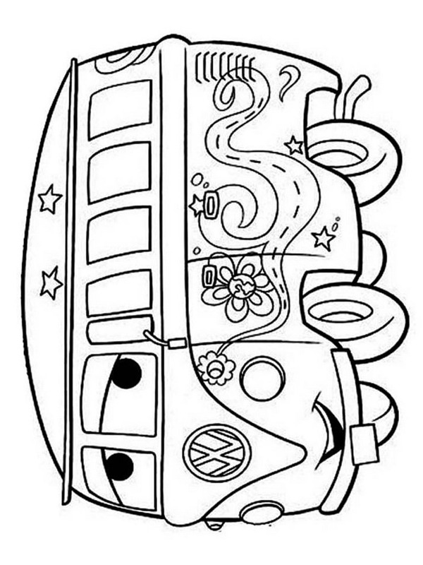 Fillmore (Cars - Motori ruggenti) disegno da colorare