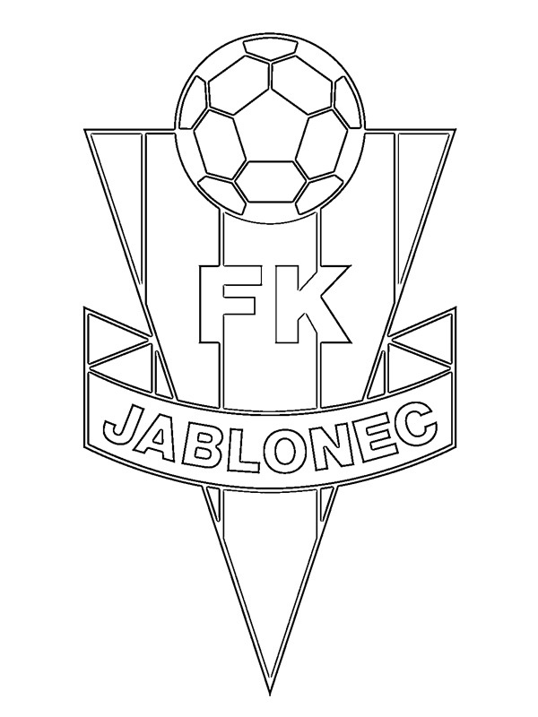 FK Jablonec disegno da colorare