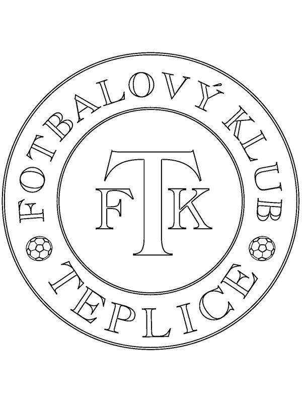 FK Teplice disegno da colorare