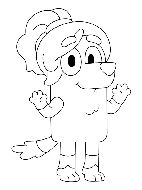 Frisky Heeler disegno da colorare Frisky Heeler disegno da colorare