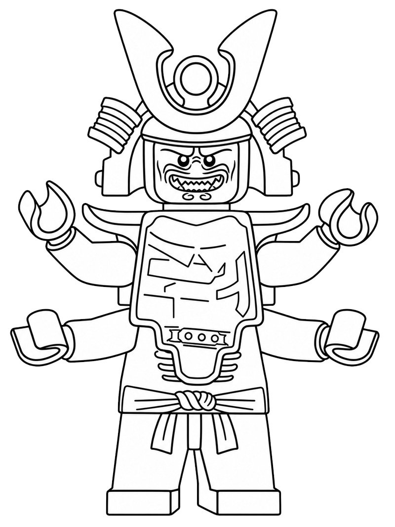 Garmadon (Ninjago) disegno da colorare Garmadon (Ninjago) disegno da colorare