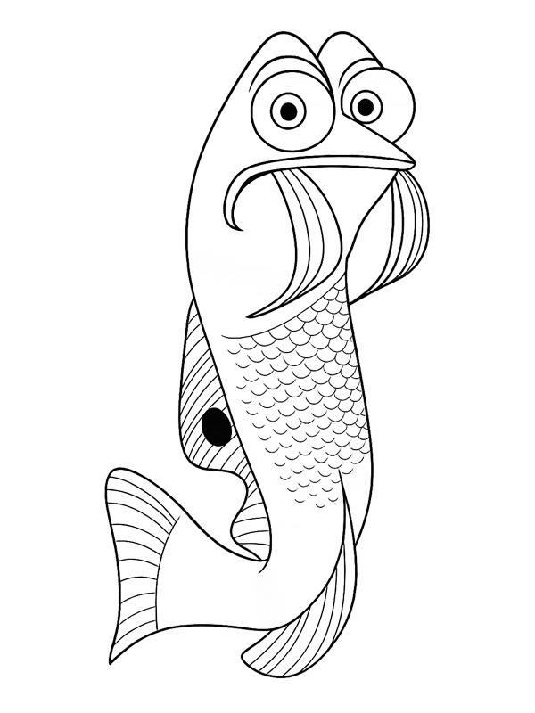 Gluglù (Alla ricerca di Nemo) disegno da colorare Gluglù (Alla ricerca di Nemo) disegno da colorare