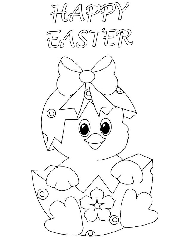 Buona Pasqua disegno da colorare