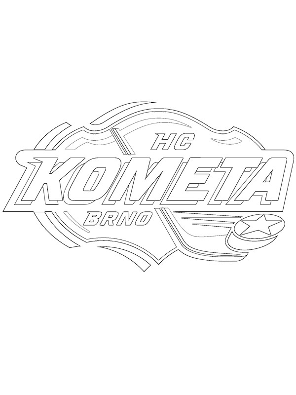 HC Kometa Brno disegno da colorare