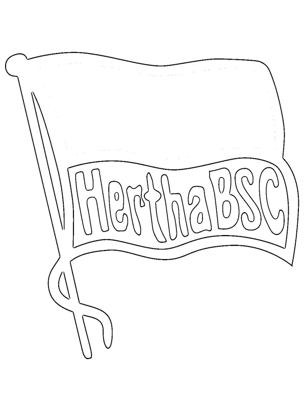 Hertha BSC disegno da colorare