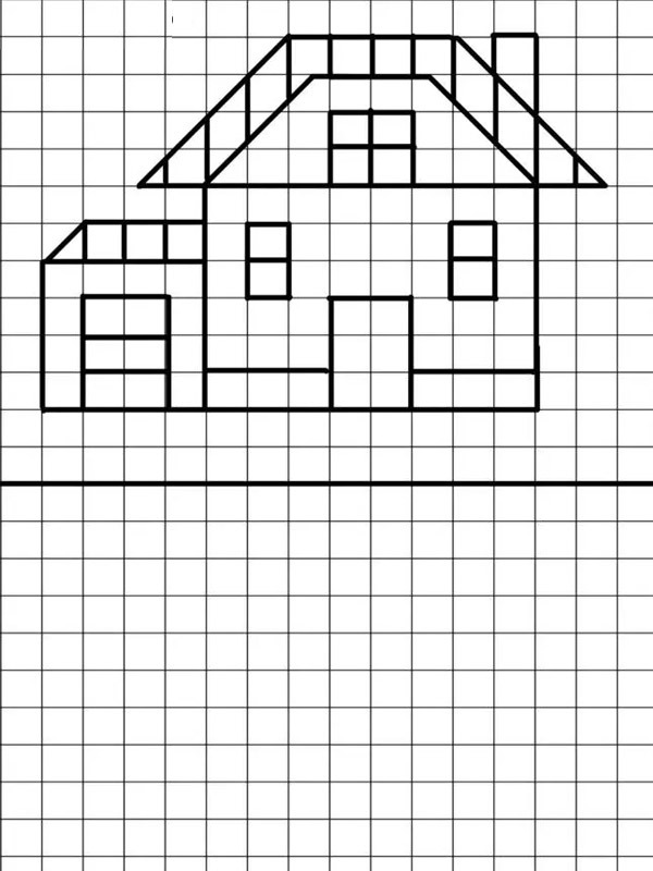 Disegna una casa disegno da colorare