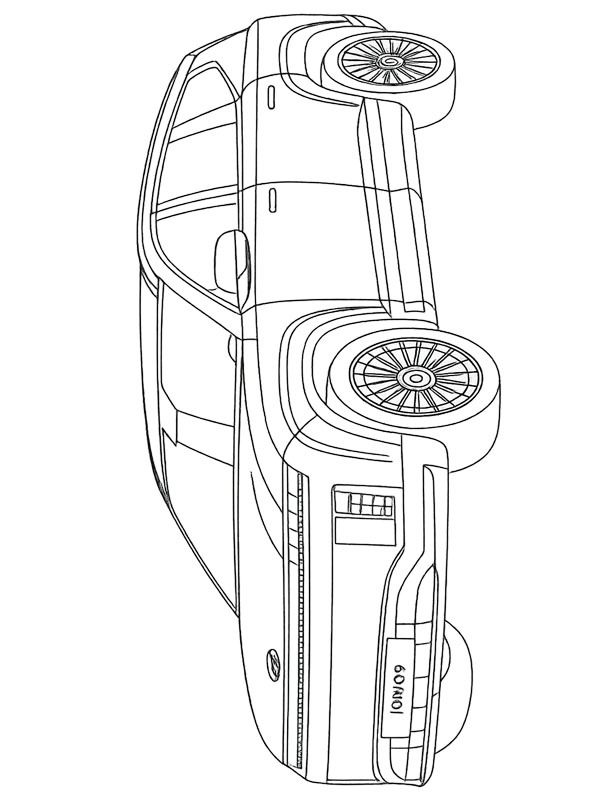 Hyundai Ioniq 9 disegno da colorare Hyundai Ioniq 9 disegno da colorare