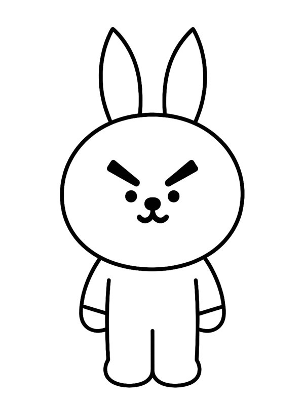 Ian BT21 disegno da colorare Ian BT21 disegno da colorare