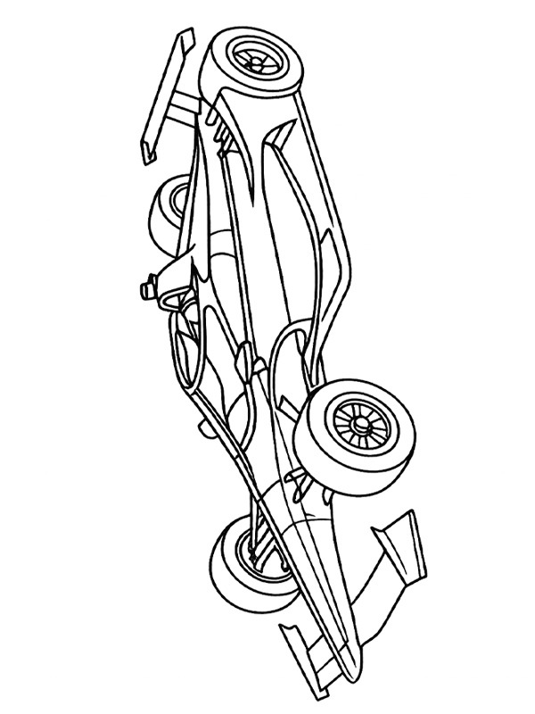 IndyCar disegno da colorare IndyCar disegno da colorare