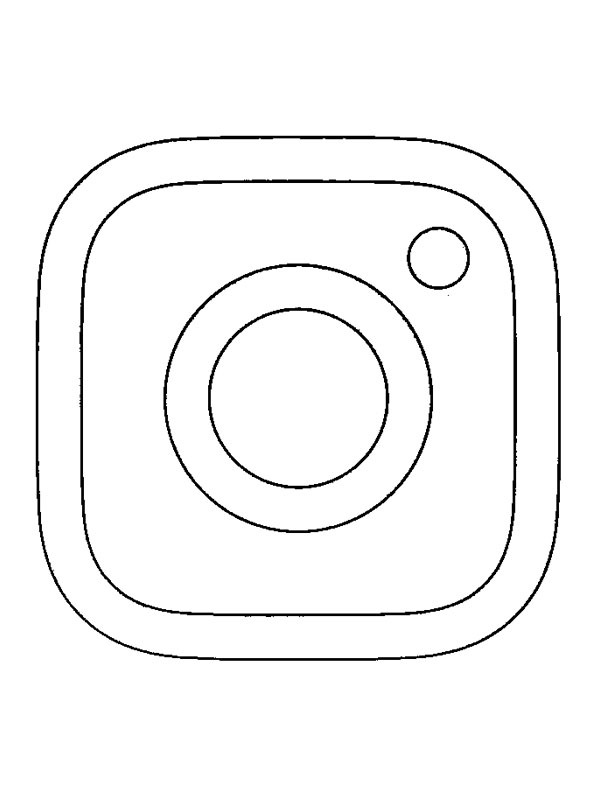 Logo Instagram disegno da colorare