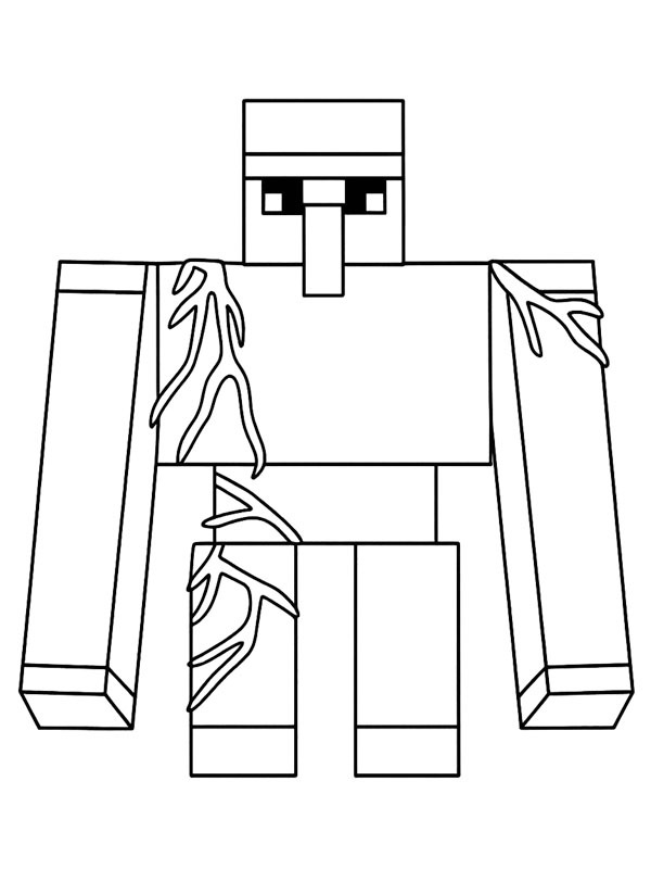 Iron Golem disegno da colorare Iron Golem disegno da colorare