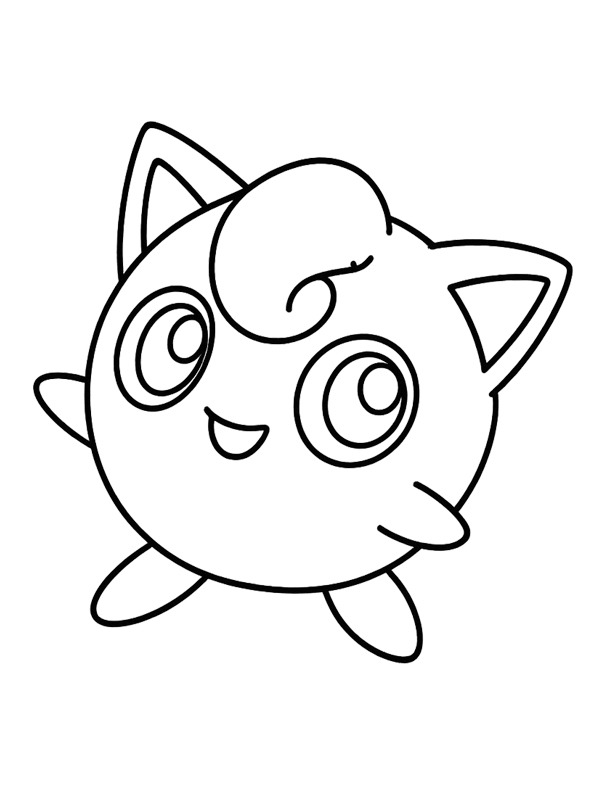 Jigglypuff (Pokémon) disegno da colorare Jigglypuff (Pokémon) disegno da colorare