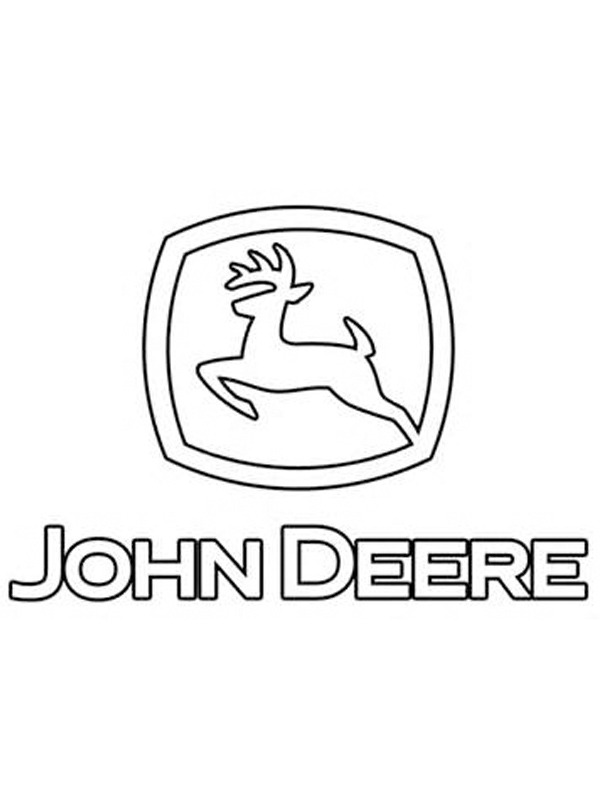 Logo John Deere disegno da colorare