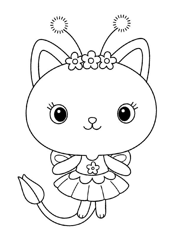 Gattina Fatina disegno da colorare Gattina Fatina disegno da colorare