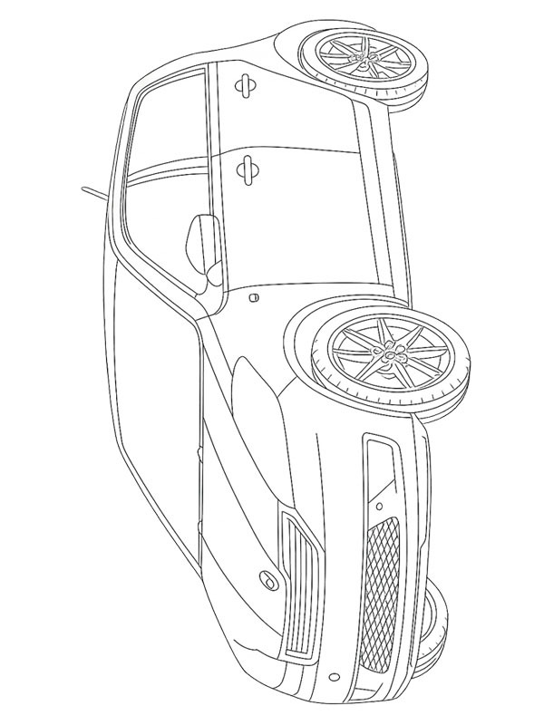Škoda Citigoᵉ iV disegno da colorare Škoda Citigoᵉ iV disegno da colorare