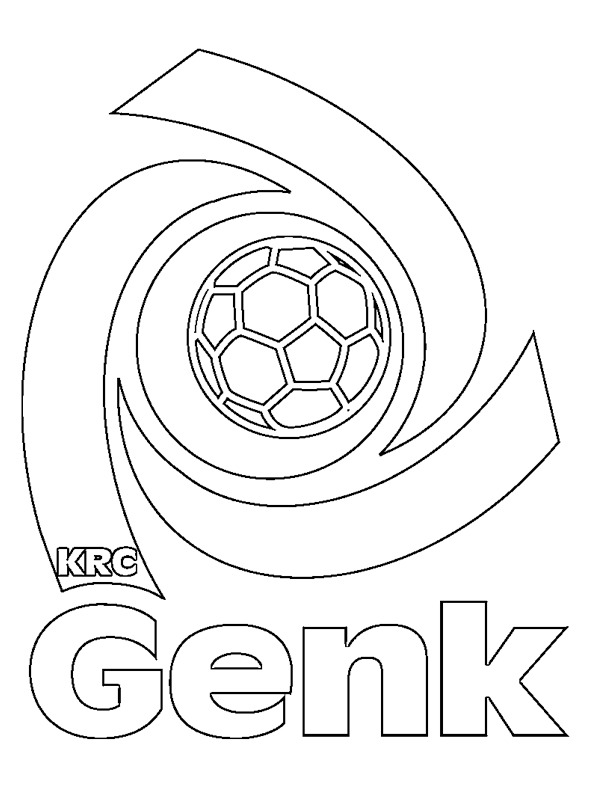 KRC Genk disegno da colorare