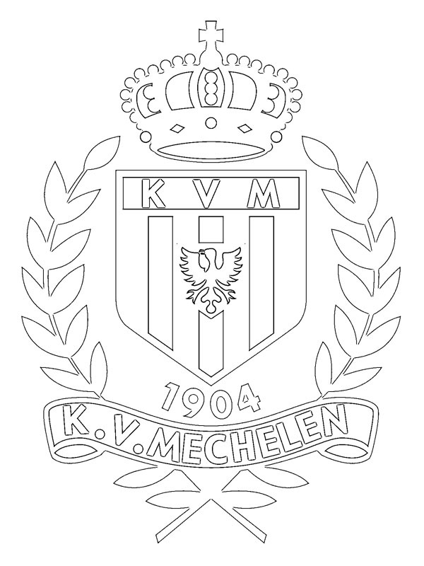 KV Mechelen disegno da colorare