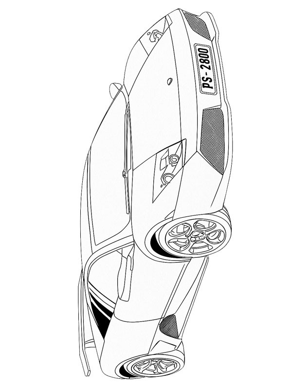 Lamborghini Murcielago disegno da colorare Lamborghini Murcielago disegno da colorare