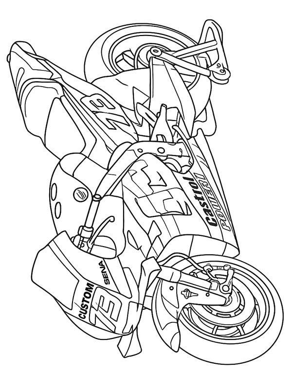 LCR Honda MotoGP disegno da colorare LCR Honda MotoGP disegno da colorare
