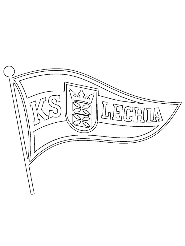 Lechia Gdańsk disegno da colorare
