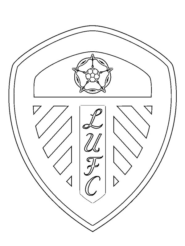 Leeds United FC disegno da colorare Leeds United FC disegno da colorare